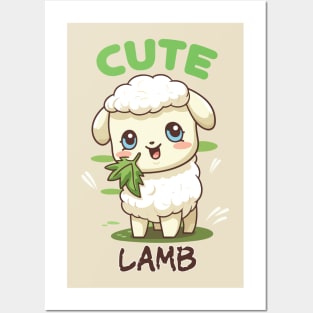 Cute Lamb Posters and Art